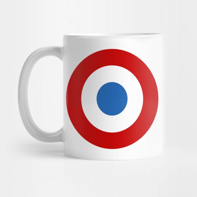 French Air Force Roundel by Lyvershop